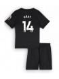 Billige Tottenham Hotspur Archie Gray #14 Bortedraktsett Barn 2025-26 Kortermet (+ Korte bukser)